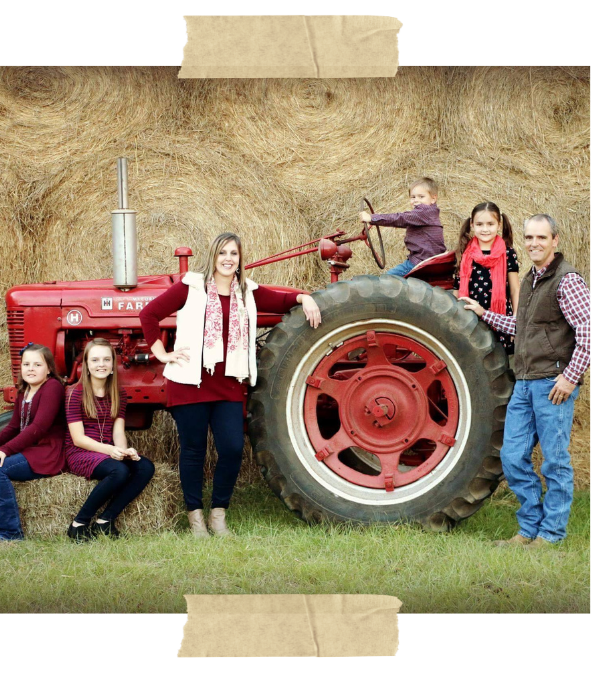 family photo of Trinity Farms owners