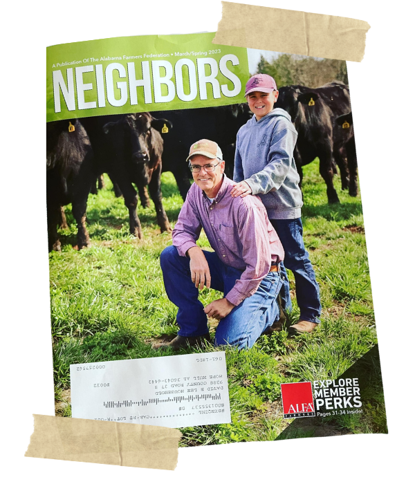 Trinity Farms on the cover of Neighbors magazine